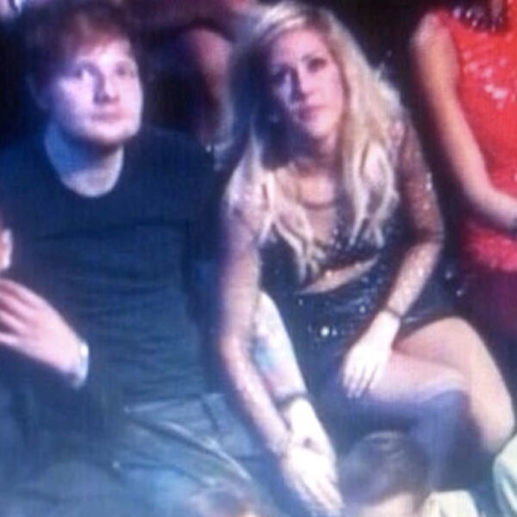 Ellie Goulding and Ed Sheeran