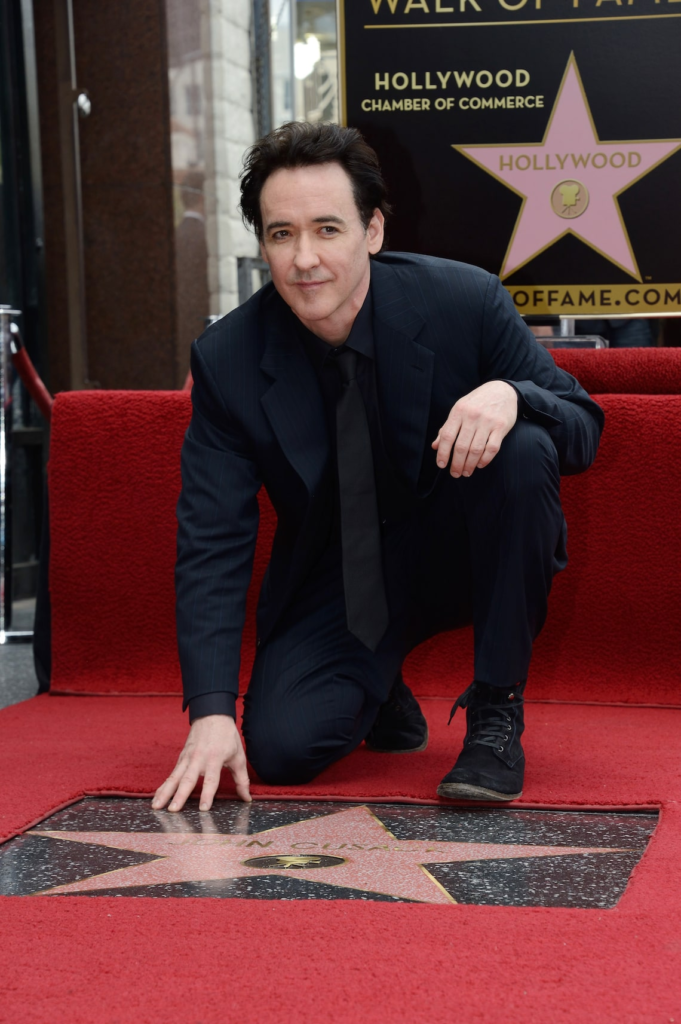 John Cusack at his Hollywood Walk of Fame star induction ceremony in 2012