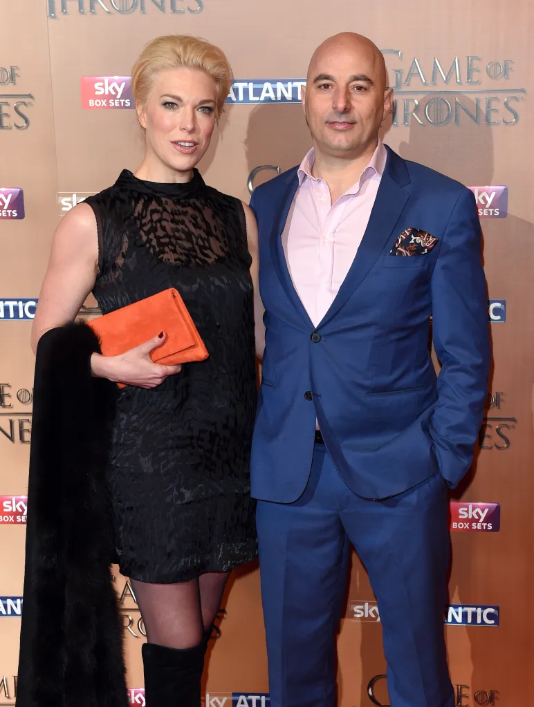 Hannah Waddingham and Gianluca Cugnetto