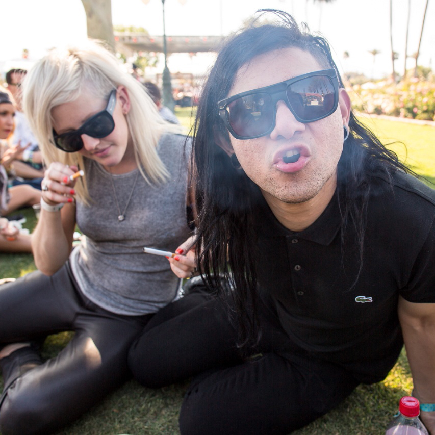 Ellie Goulding and Skrillex