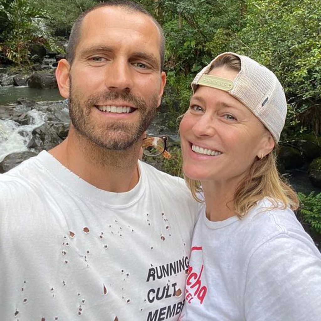 Robin Wright and Clement Giraudet