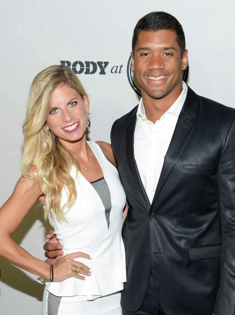 Russell Wilson and Ashton Meem