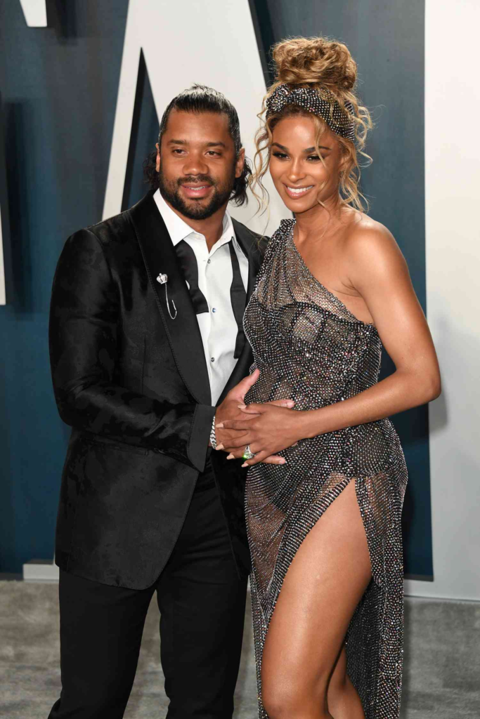 Russell Wilson and Ciara