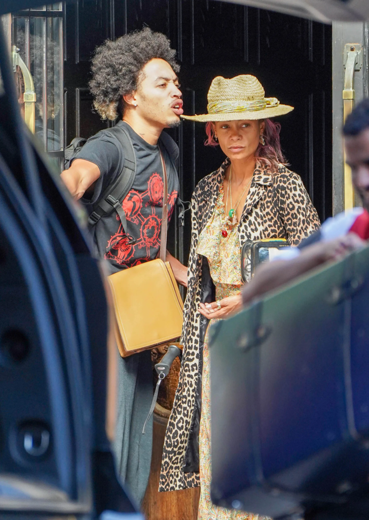 Thandie Newton and Elijah Diaz