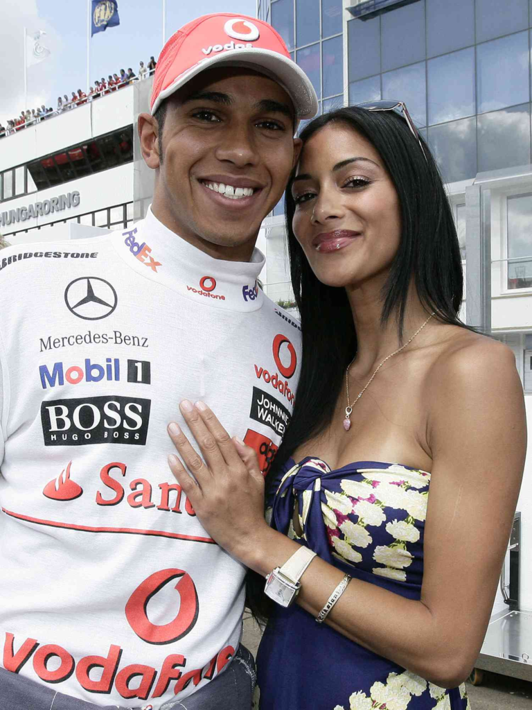 Lewis Hamilton and Nicole Scherzinger