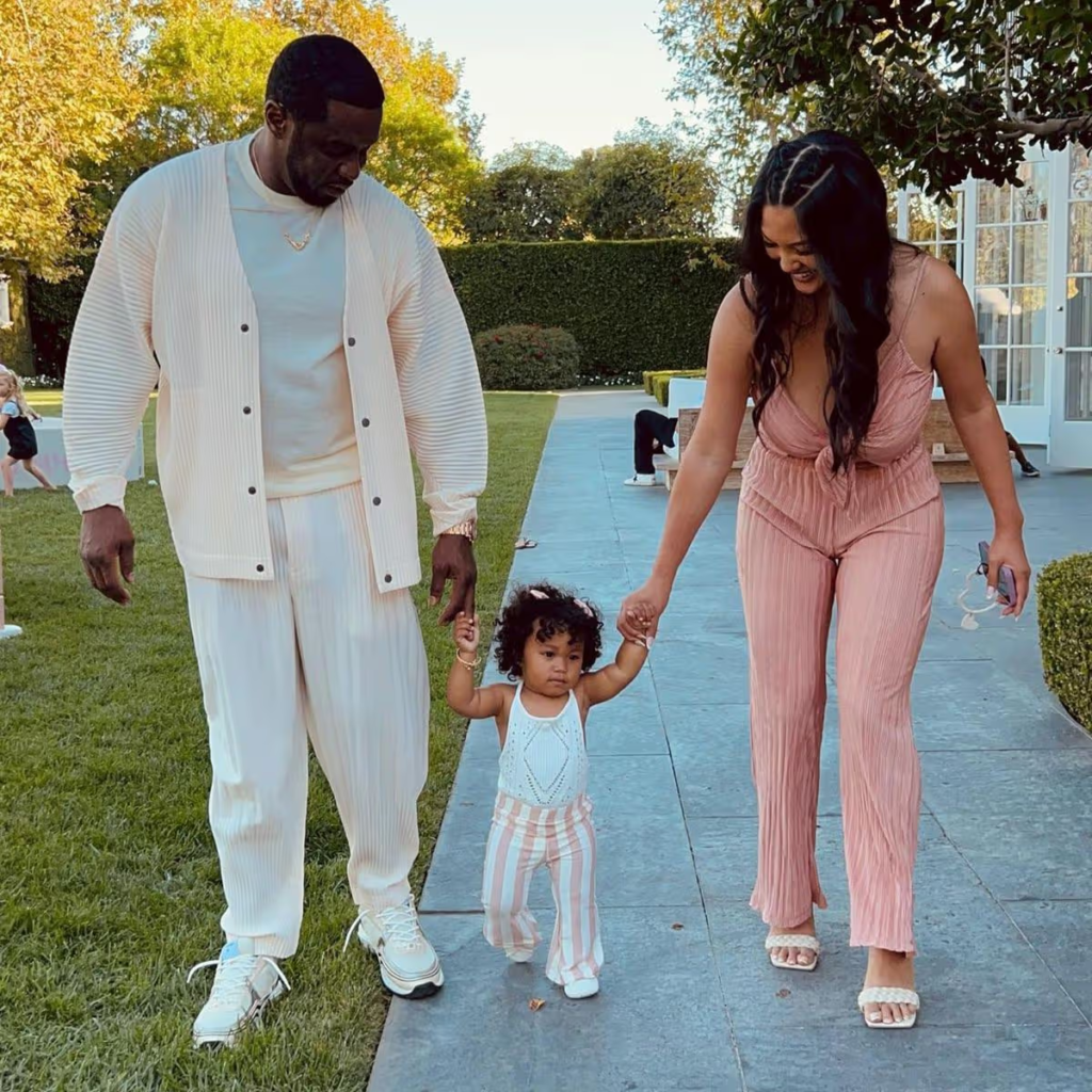 Diddy and Dana Tran and their kid