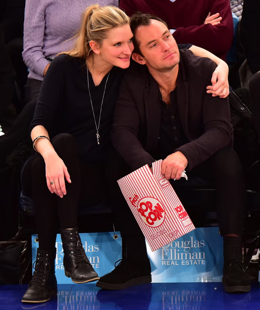Jude Law and Phillipa Coan