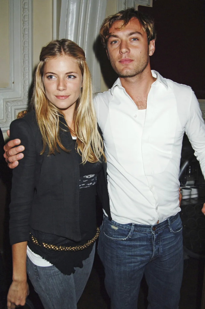 Sienna Miller and Jude Law