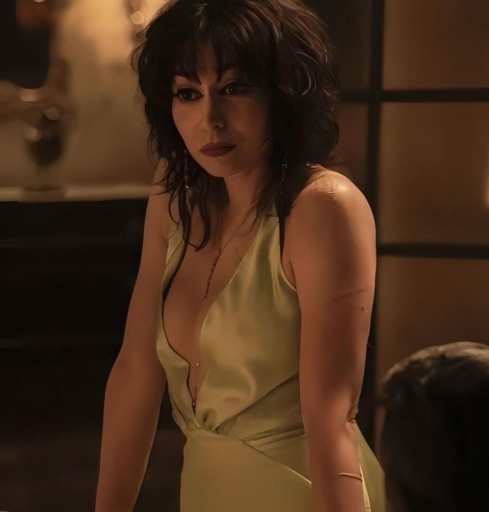Cristin Milioti in her role as Sofia Falcone from the television series The Penguin