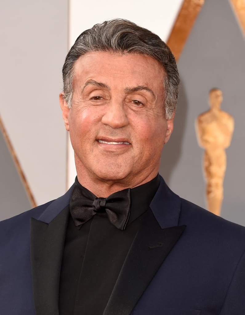 Sylvester Stallone smiling