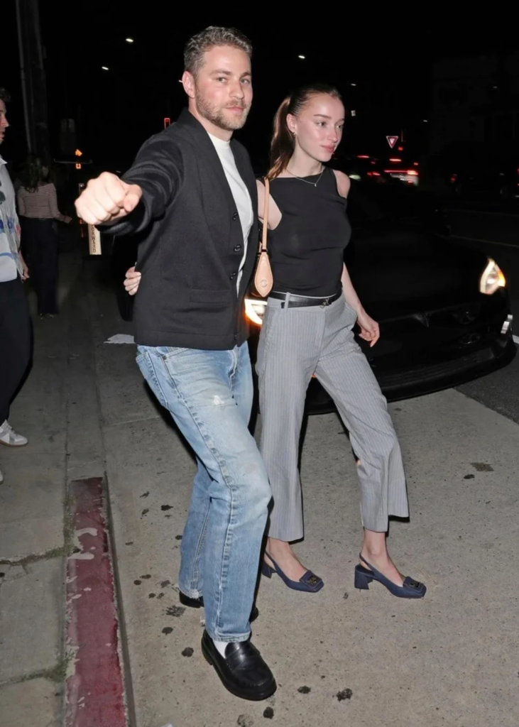 Phoebe Dynevor and Cameron Fuller