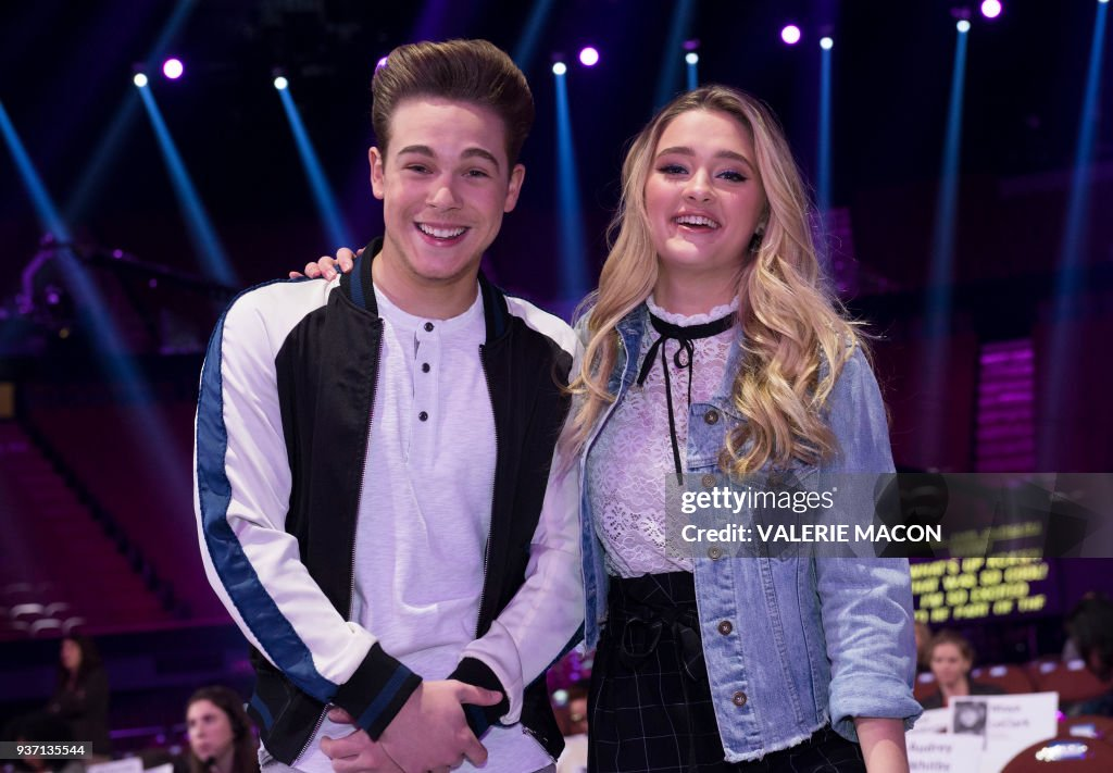 Lizzy Greene and Ricardo Hurtado