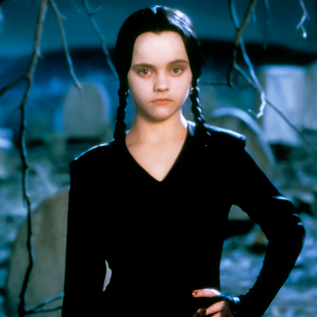 Christina Ricci as Wednesday Addams in a scene from the original The Addams Family film