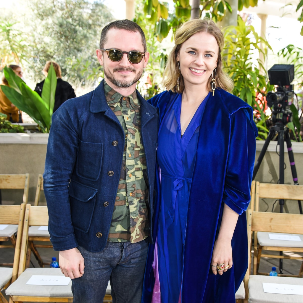 Elijah Wood and Mette-Marie Kongsdved