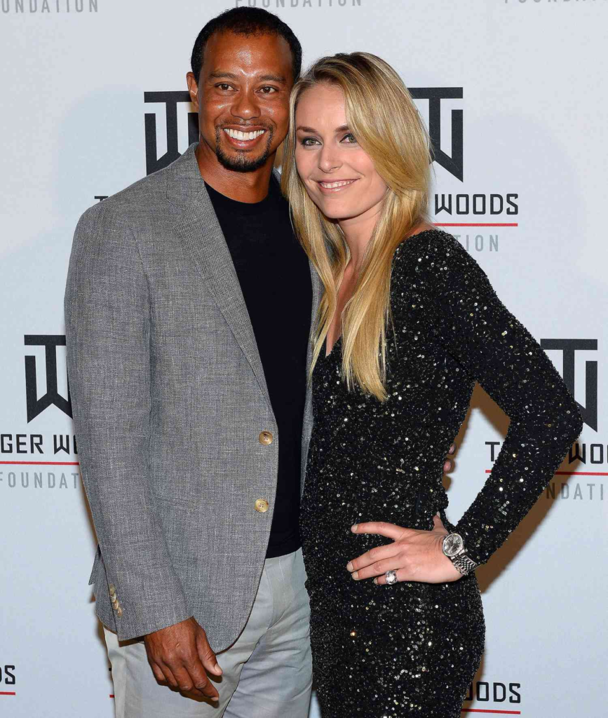Tiger Woods and Lindsey Vonn