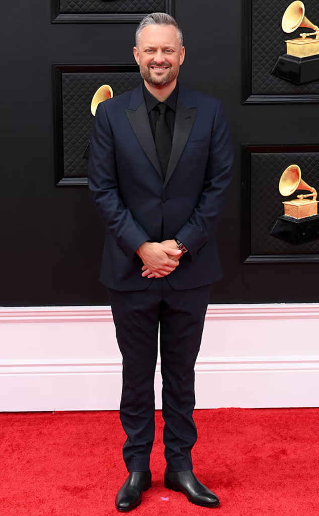 American stand-up comedian Nate Bargatze arriving on the red carpet at the 64th Annual Grammy Awards held at the MGM Grand Garden Arena in Las Vegas on April 3, 2022
