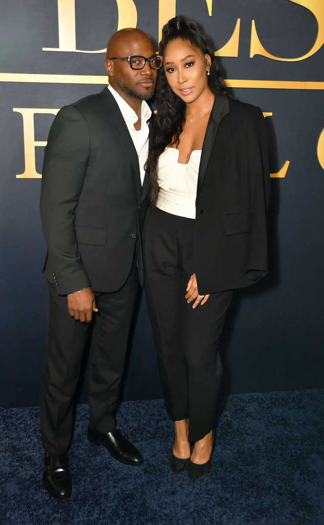 Taye Diggs and Apryl Jones