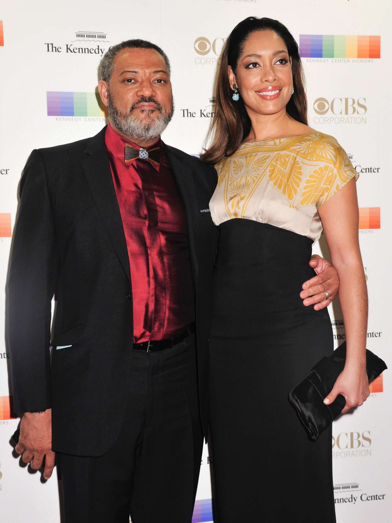 Gina Torres and Laurence Fishburne