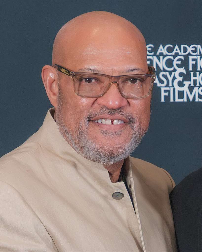 Laurence Fishburne smiling