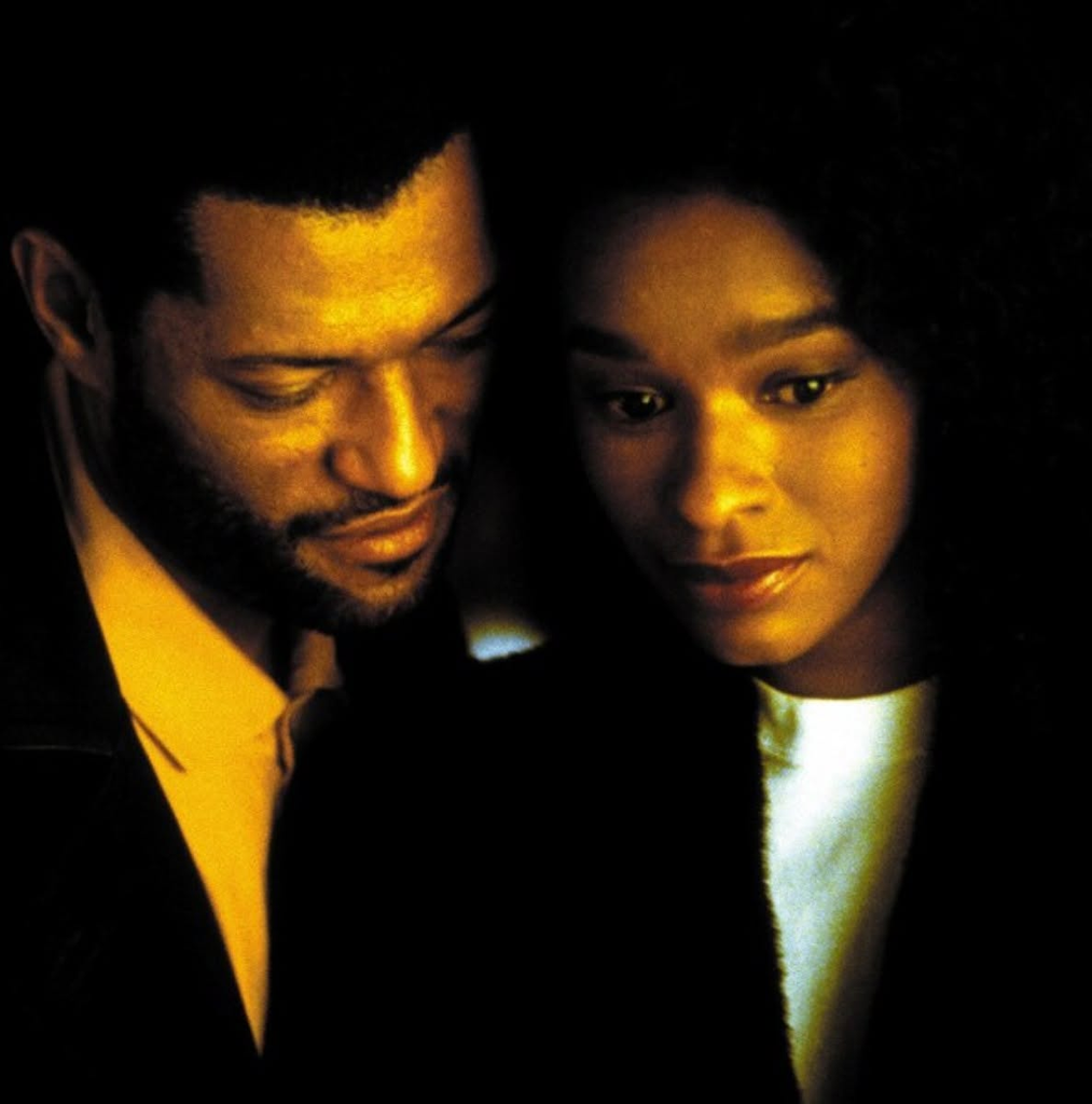 Laurence Fishburne and Victoria Dillard