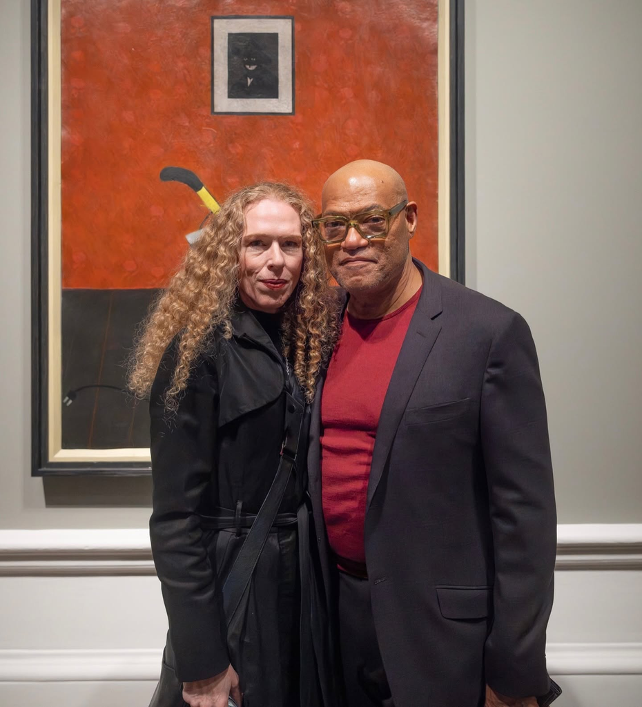 Laurence Fishburne and Bronwyn Anne Moylan