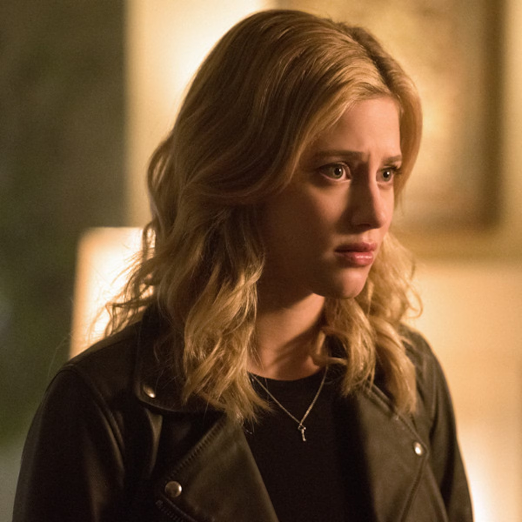 Lili Reinhart as the character Betty Cooper from the television drama series Riverdale