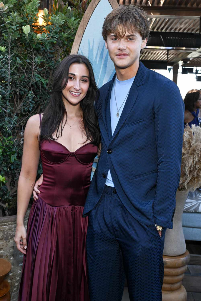 Christopher Briney and Isabel Machado