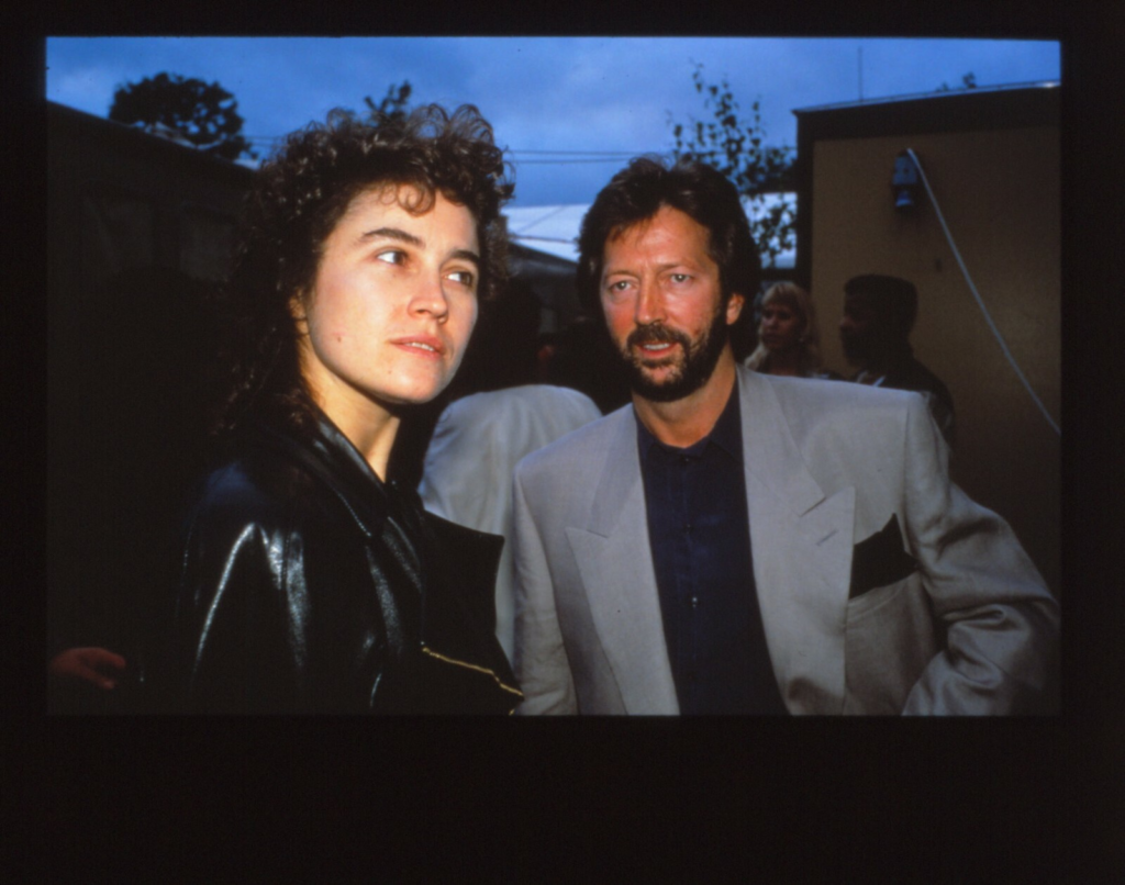 Eric Clapton and Lory Del Santo