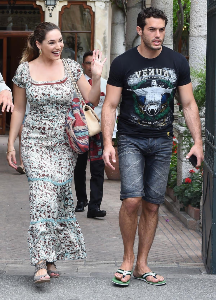 Kelly Brook and Jeremy Parisi