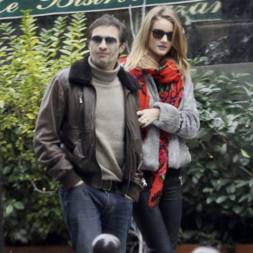 Rosie Huntington-Whiteley and Olivier Martinez