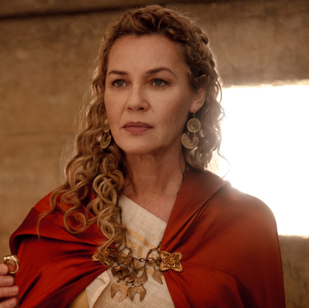 Connie Nielsen reprising her role as Lucilla in the historical epic film Gladiator II
