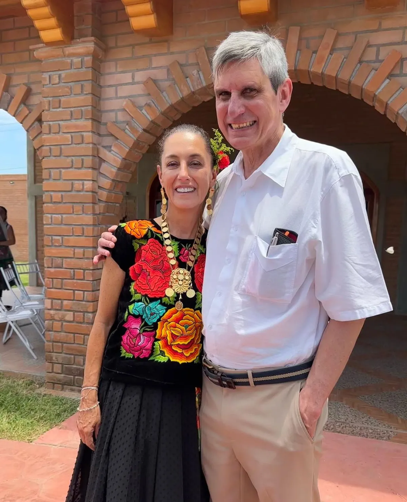 Claudia Sheinbaum and Jesús María Tarriba