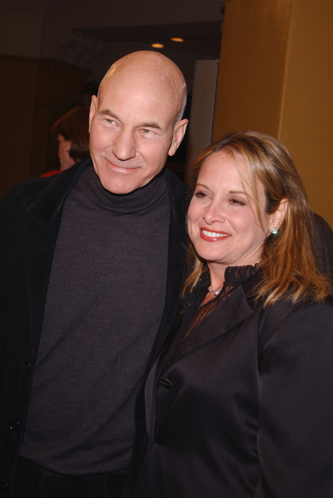 Patrick Stewart and Wendy Neuss