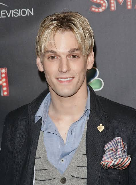 Aaron Carter smiling