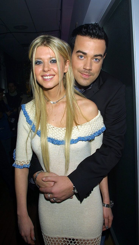Tara Reid and Carson Daly