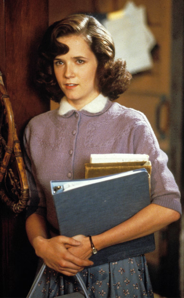 Lea Thompson as a teenage Lorraine Baines in the 1985 sci-fi comedy film Back to the Future