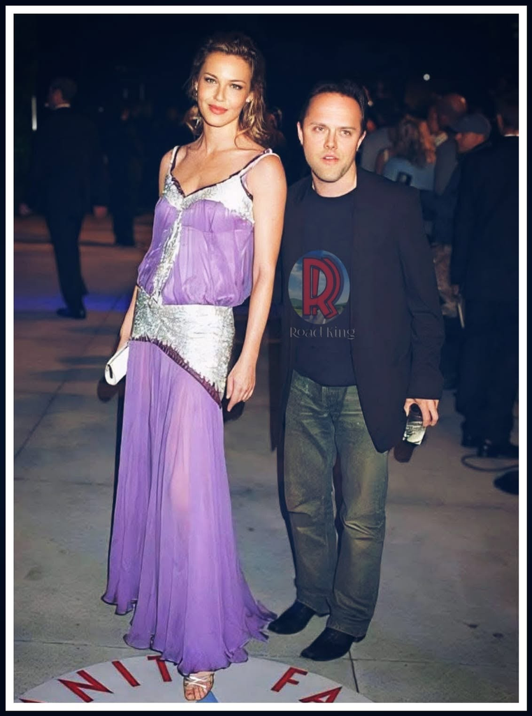 Connie Nielsen and Lars Ulrich