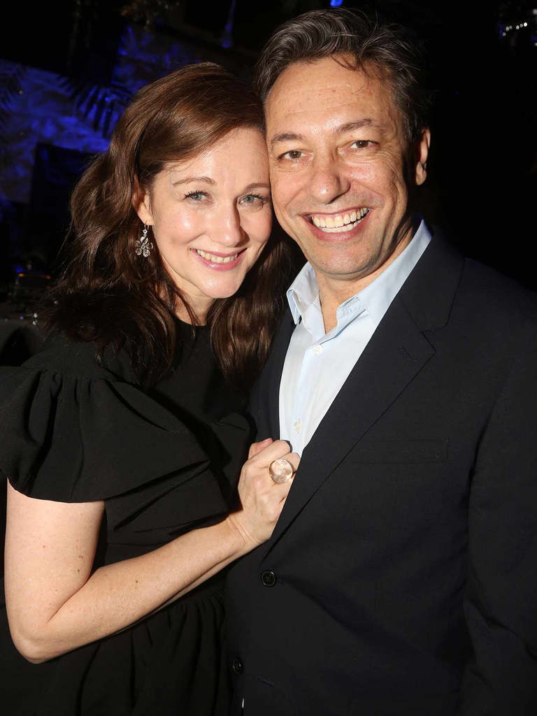 Laura Linney and Marc Schauer