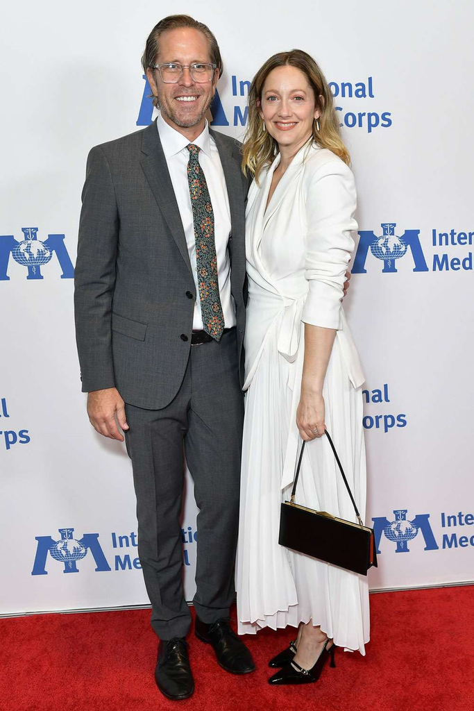 Judy Greer and Dean Johnson