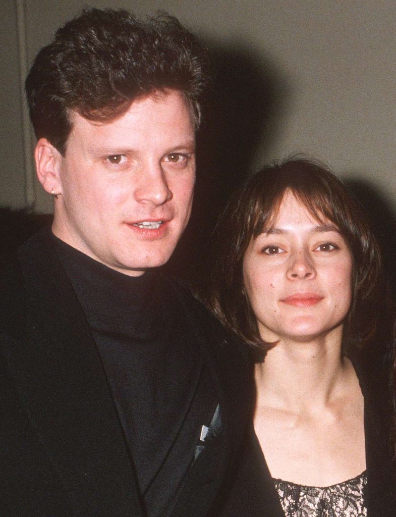 Colin Firth and Meg Tilly