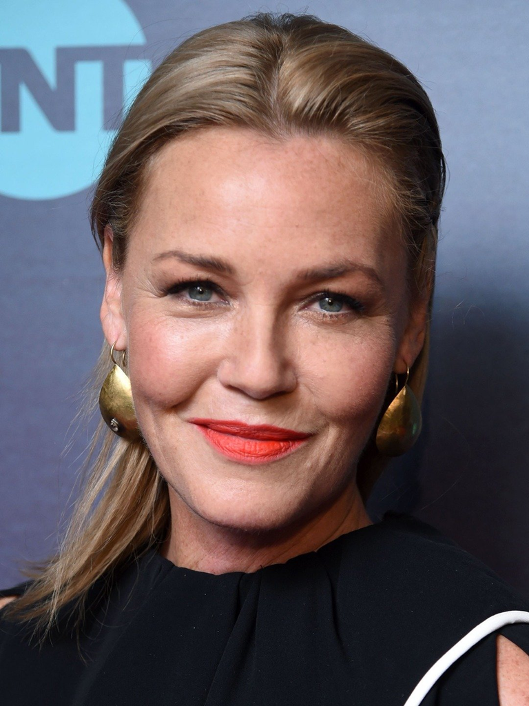 Connie Nielsen smiling