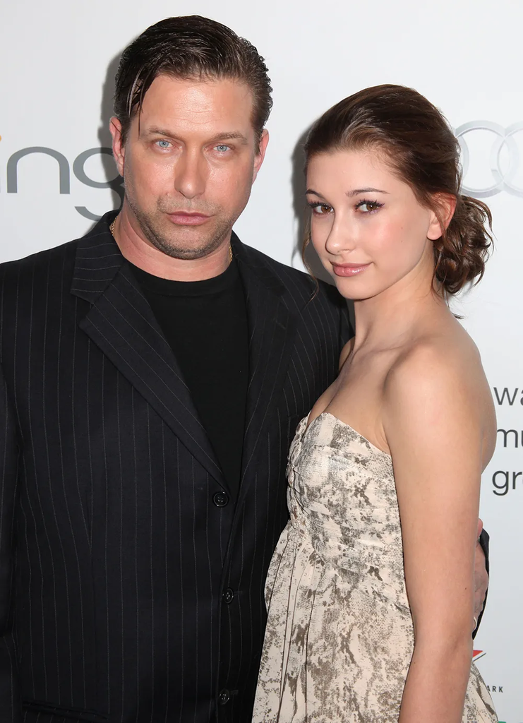 Stephen Baldwin alongside his daughter, model Hailey Baldwin (now Hailey Bieber), during an earlier red carpet appearance