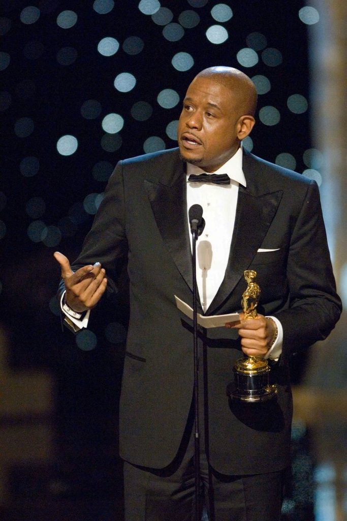 Actor Forest Whitaker delivers his acceptance speech after winning the Academy Award for Best Actor at the 79th Academy Awards in 2007