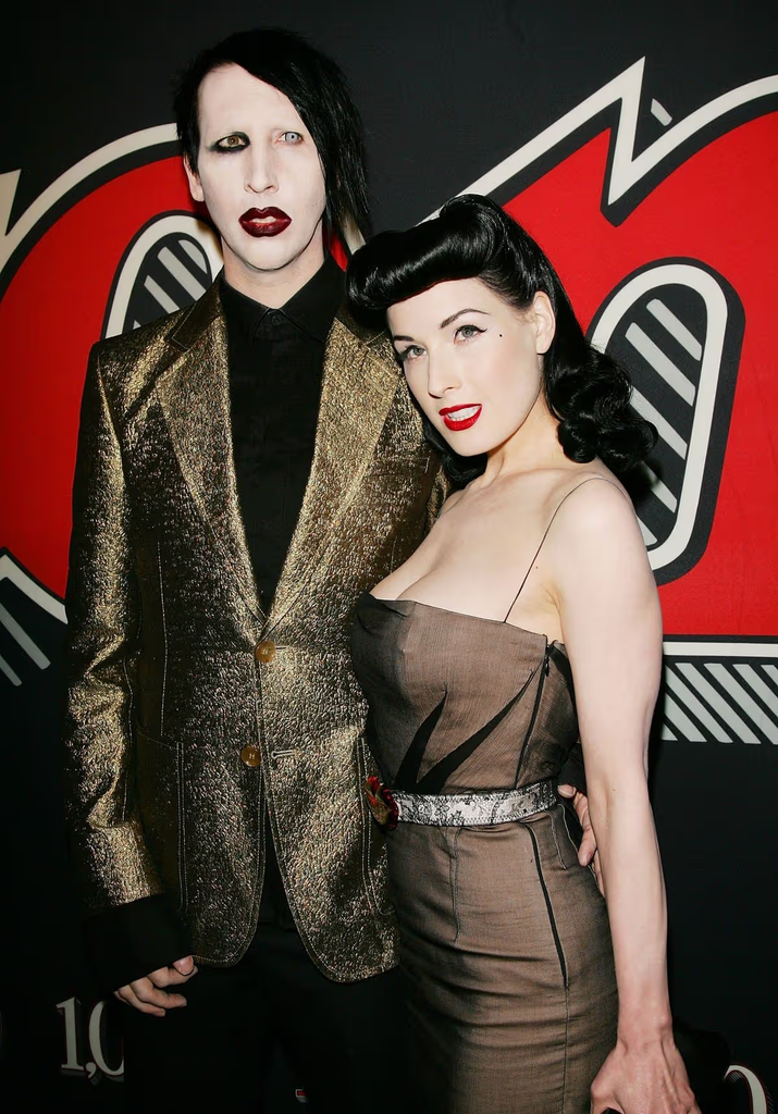 Marilyn Manson and Dita Von Teese
