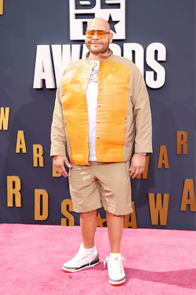American rapper and media personality Fat Joe on the red carpet at the 2023 BET Awards held at the Microsoft Theater in Los Angeles, California, on June 25, 2023