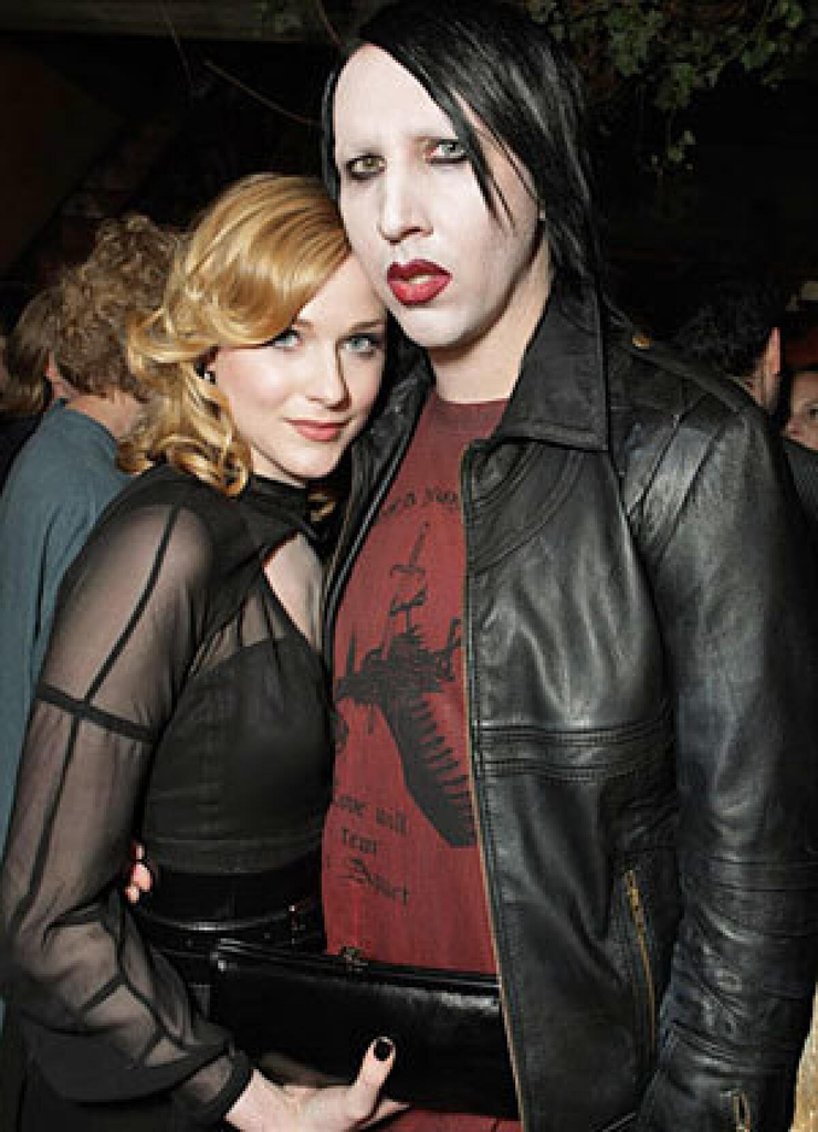 Marilyn Manson and Evan Rachel Wood