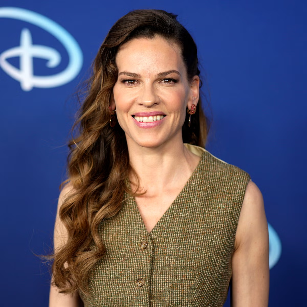 Hilary Swank smiling