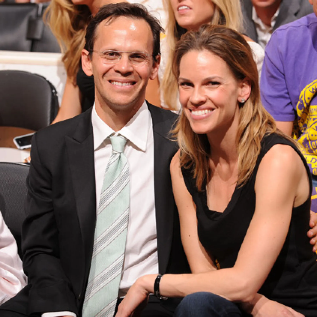 Hilary Swank and John Campisi