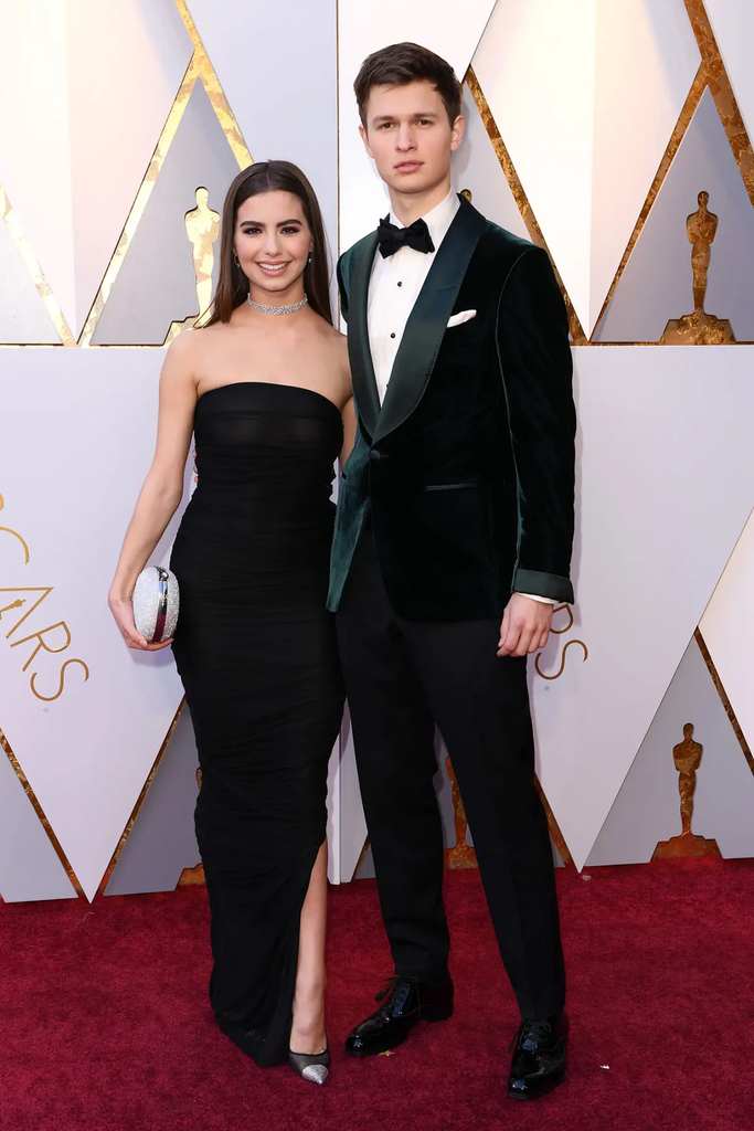 Ansel Elgort and Violetta Komyshan