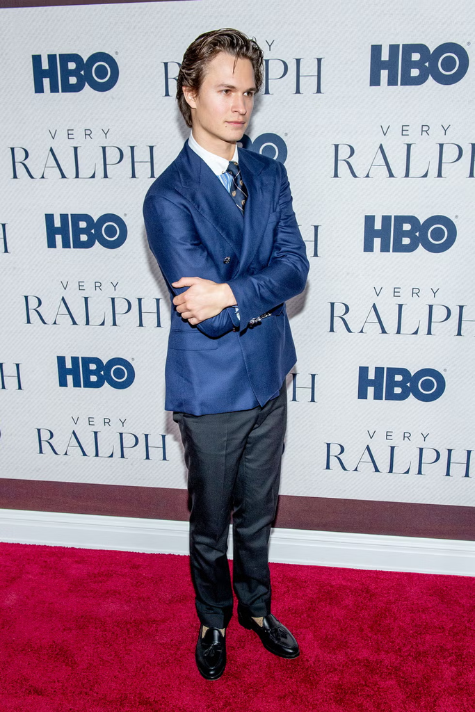 Ansel Elgort attending the world premiere of the HBO documentary Very Ralph at The Metropolitan Museum of Art in New York City on October 23, 2019